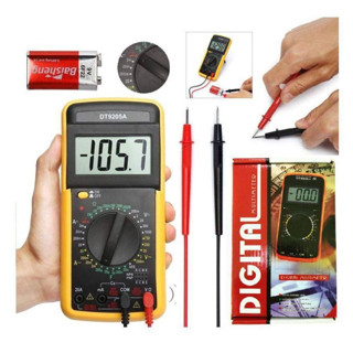 DT9205A Digital Multimeter ดิจิตอลมัลติมิเตอร์ เครื่องทดสอบแรงดันไฟฟ้า เครื่องมือวัด มิเตอร์วัดไฟ