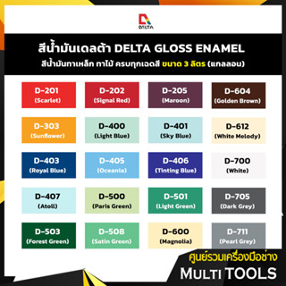 สุดคุ้ม # สีน้ำมัน DELTA ขนาด 3 ลิตร