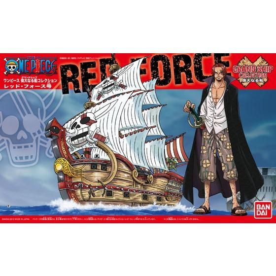Bandai พลาโม One Piece วันพีซ เรือ แชงคูส GRAND SHIP COLLECTION RED FORCE พร้อมส่ง(งานแท้)
