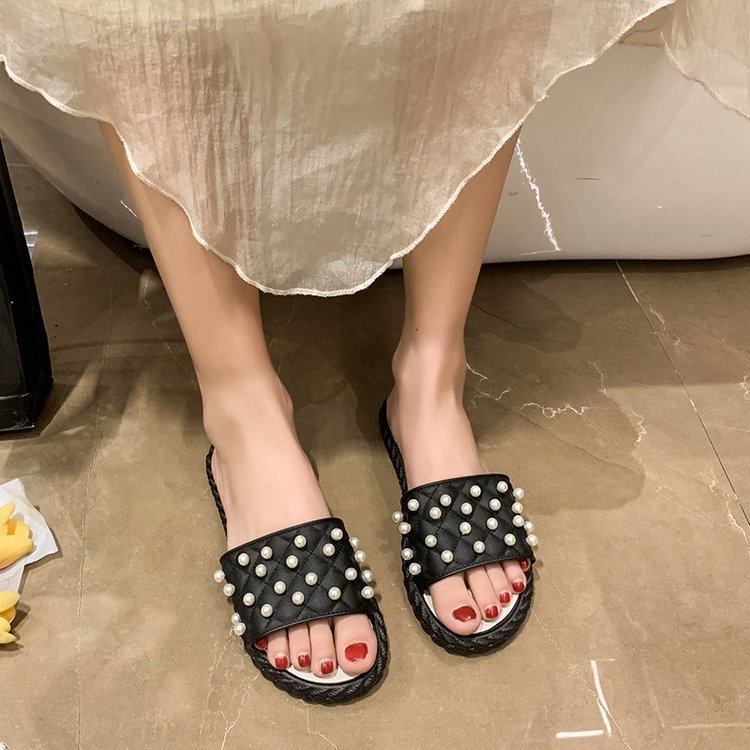 รองเท้าแตะผุ้หญิงแบบสวมสีพาสเทวพื้นนิ่ม น้ำหนักเบาใส่สบาย รุ่น2028 - รูปที่ 2