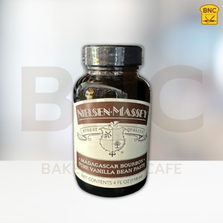 กลิ่นวานิลลาสกัดเข้มข้น พร้อมเม็ดวนิลา Nielsen-Massey Madagascar Bourbon Pure Vanilla Bean Paste 4 oz 118 ml