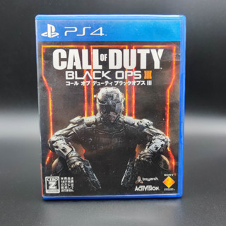 Call of Duty: Black Ops III แผ่นสภาพดี มีรอยจางนิดหน่อย PlayStation 4 PS4 มีกล่องใสสวม เพื่อเก็บสะสมให้