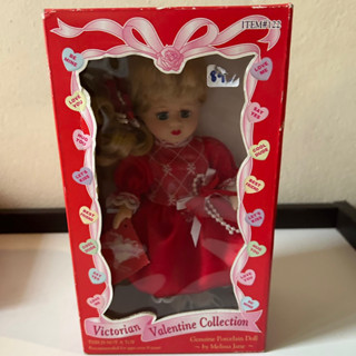 ตุ๊กตาหน้ากระเบื้อง Victorian Valentine Collection Genuine Porcelain Doll By Melissa Jane