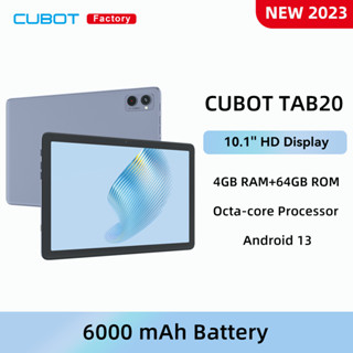 Cubot TAB 20 Tablet Android 13 10.1&amp;quot; Screen Octa-Core 4GB+64GB(Support 1TB Extended) 6000mAh Battery 4G Dual SIM WI