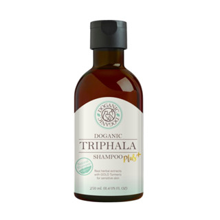 Doganic Triphala Shampoo Plus 250ml.🍃Organic สมุนไพรสูตร “ตรีผลา”ช่วยบำรุงผิวหนังและเส้นขน ช่วยลดปัญหาผดผื่นแดง