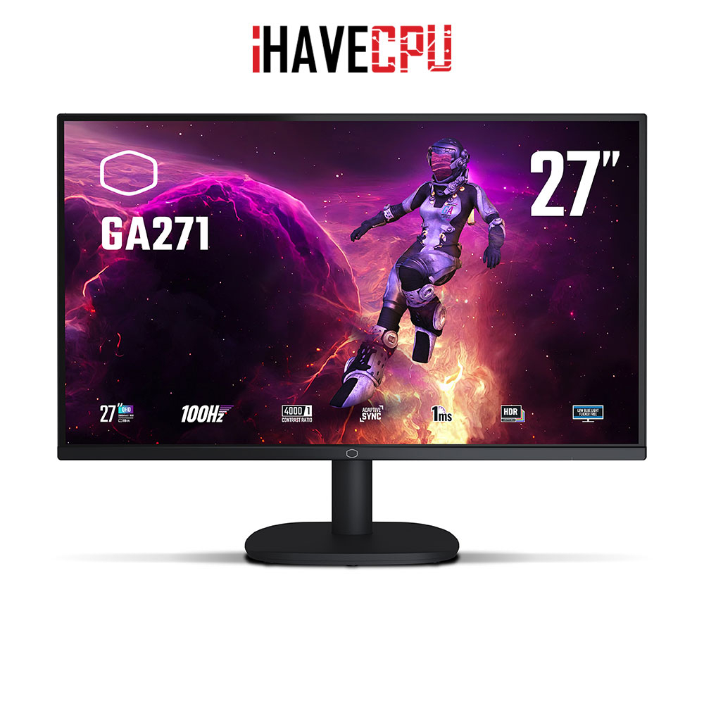 iHAVECPU MONITOR (จอมอนิเตอร์) COOLER MASTER CMI-GA271-US - 27 VA 2K 100Hz