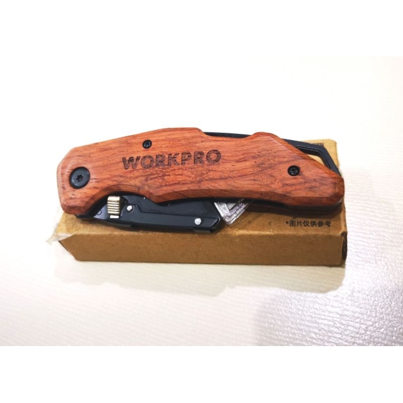 คัตเตอร์​WorkPro ลายไม้​ มินิมอล