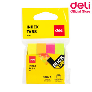 Deli A11102 Sticky Note กระดาษโน๊ต โพสต์อิทโน๊ต 4 สี (แพ็คกล่อง 24 ชิ้น) กระดาษโน๊ต อินเด็กซ์ อุปกรณ์สำนักงาน เครื่องเขียน โพสท์อิท กระดาษกาว กระดาษโพสท์อิท