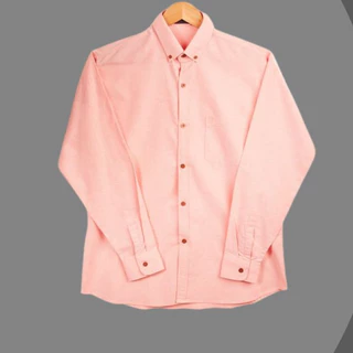 พร้อมส่ง💯 เสื้อเชิ้ตคอปก แขนยาว(ทรงตรง) สีชมพูอ่อน 🎀มีอก 38-56 นิ้ว🎀(ไซร์เล็ก-ไซร์ใหญ่)