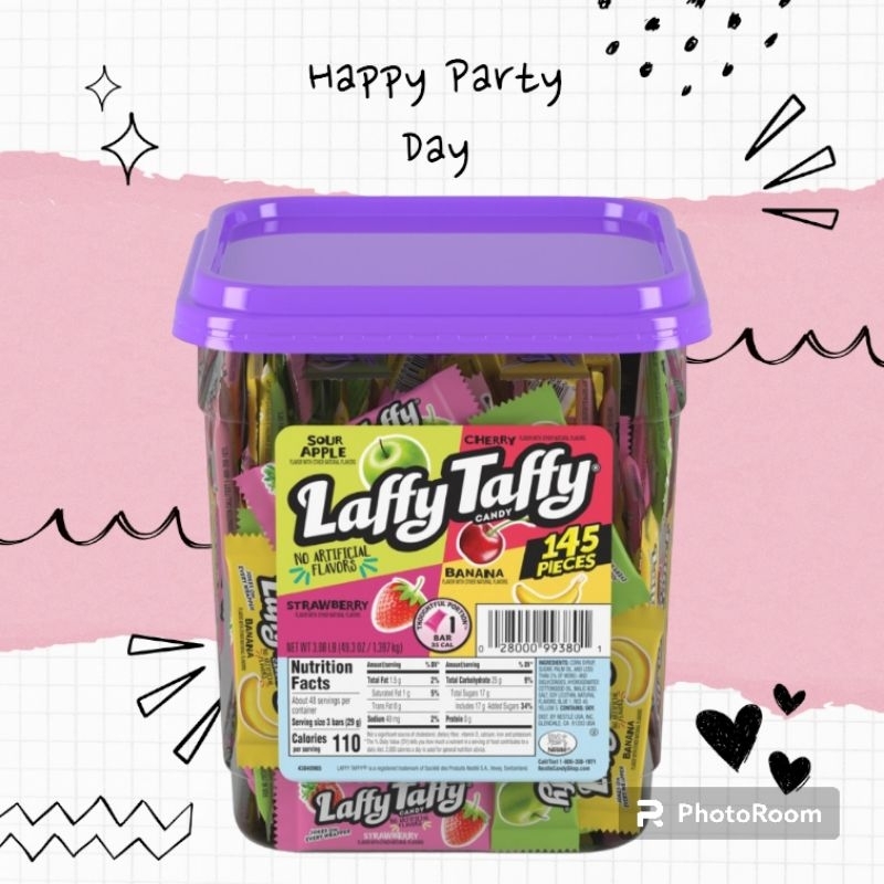 Laffy Taffy Candy ราฟฟี้ทาฟฟี้ รสรวม 1.4 kg