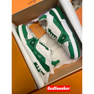 [ พร้อมส่ง ] LV Trainer #54 Signature Green White Size 40 - 46 [ ORI ]