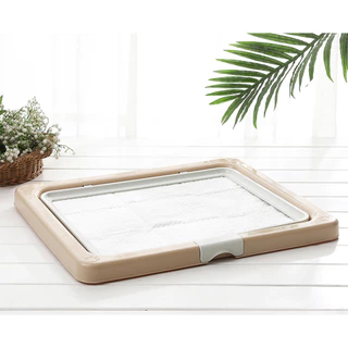 [70025] Kanimal Dog Toilet ห้องน้ำสุนัข ขนาด 55x45x3.7 ซม. รุ่น Classic เปิดฝาบน พร้อมที่ล็อคฝา สำหรับสุนัขพันธุ์กลาง