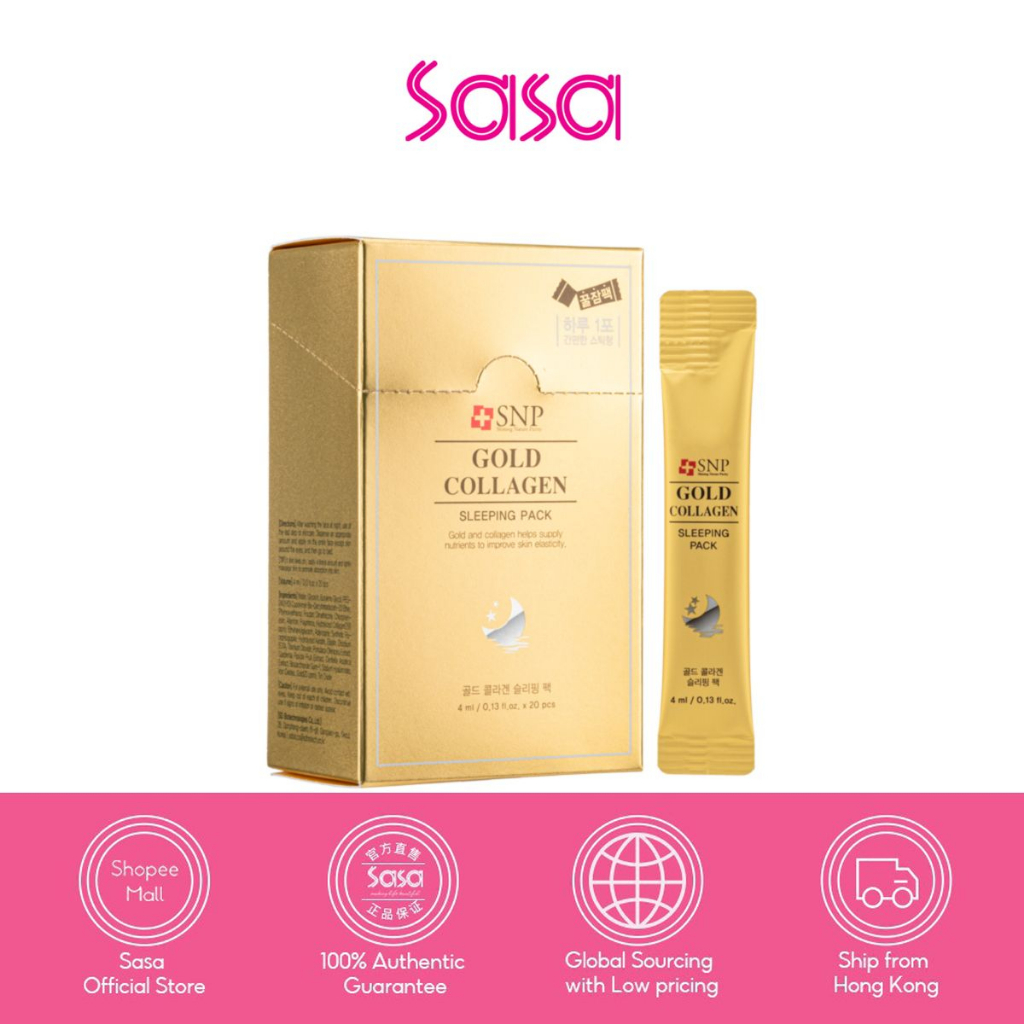 SNP Gold Collagen Sleeping Pack 4ml