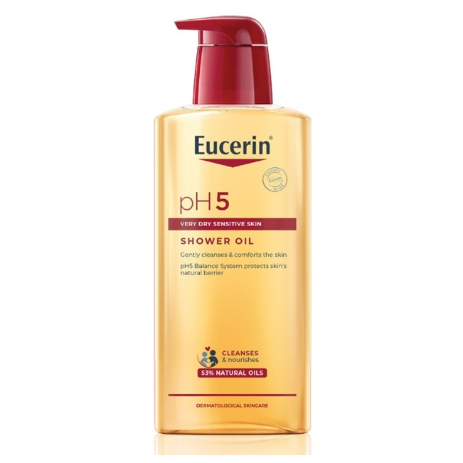 ยูเซอริน พีเอช5ชาวเวอร์ ออยล์  Eucerin Sensitive Skin pH5 Shower Oil For Dry Skin 400 ml [280807]