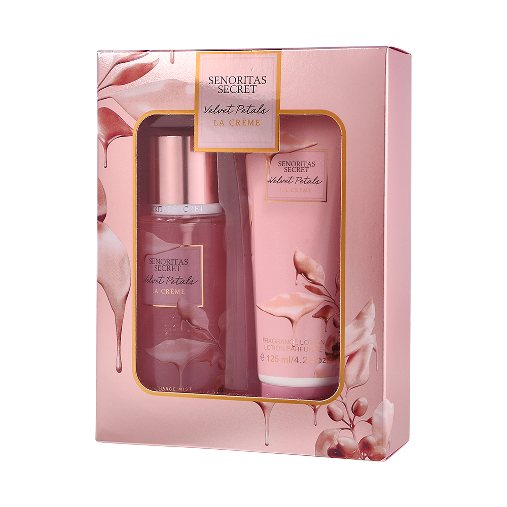น้ำหอม Secret Limited 4 กลิ่น น้ำหอมผู้หญิง หอมมาก เซตน้ำ​หอม​ โลชั่นน้ำหอม ขายดีตลอด （125ML*2）