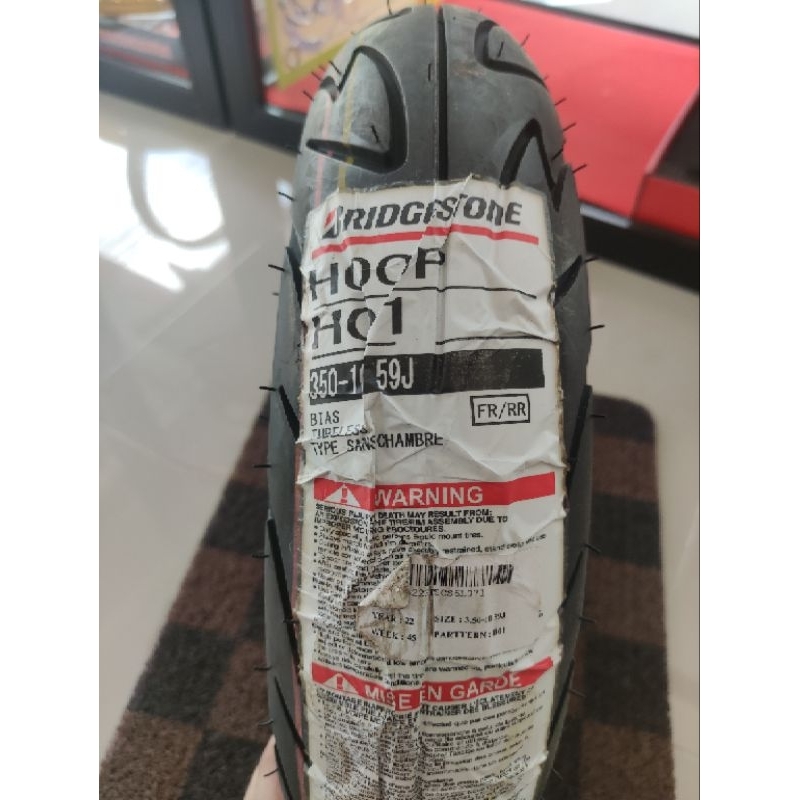 ยาง ขอบ 10 bridgestone ลาย ฮอนด้า หรีด ต้องจัด