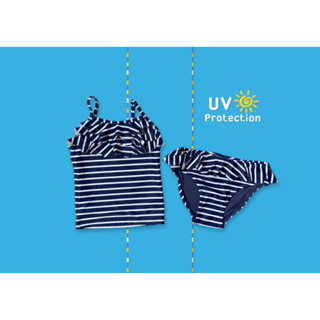 ✅ [3-4Y] Next Strip Tankini Set ชุดว่ายน้ำเด็ก 2 ชิ้น