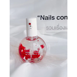 *มาใหม่*พร้อมส่ง Cuticle Oil น้ำมันดอกไม้บำรุงจมูกเล็บ ออยดอกไม้ มีดอกไม้แห้งด้านในมีกลิ่นหอม ขวดใหญ่ 27mlใช้ได้นานมาก