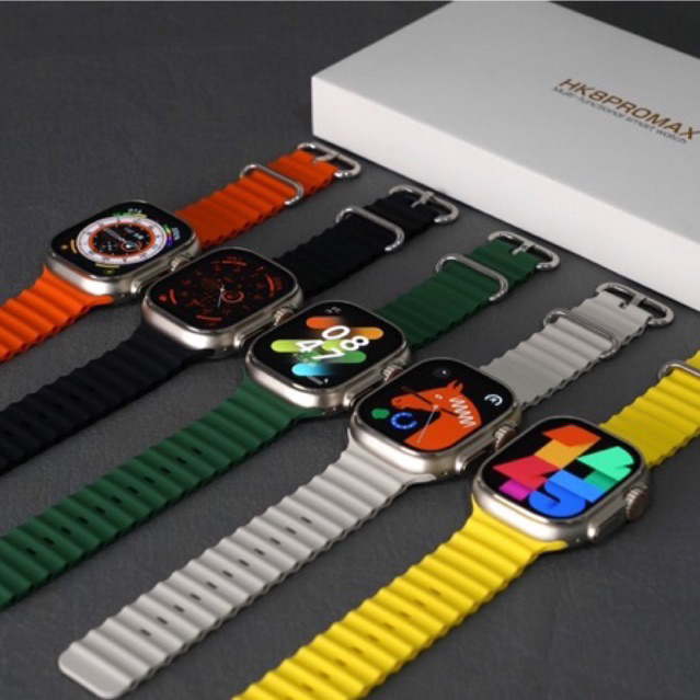 ♥️ใหม่♥️ smart watch HK9 pro max+/HK9 pro+/HK9 mini/HK9 pro/HK8 pro แถมเคสและฟิล์ม จอ AMOLED ประกัน 