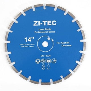 ZI TEC ใบเพชรตัดถนน ตัดคอนกรีต 14" และ 16"