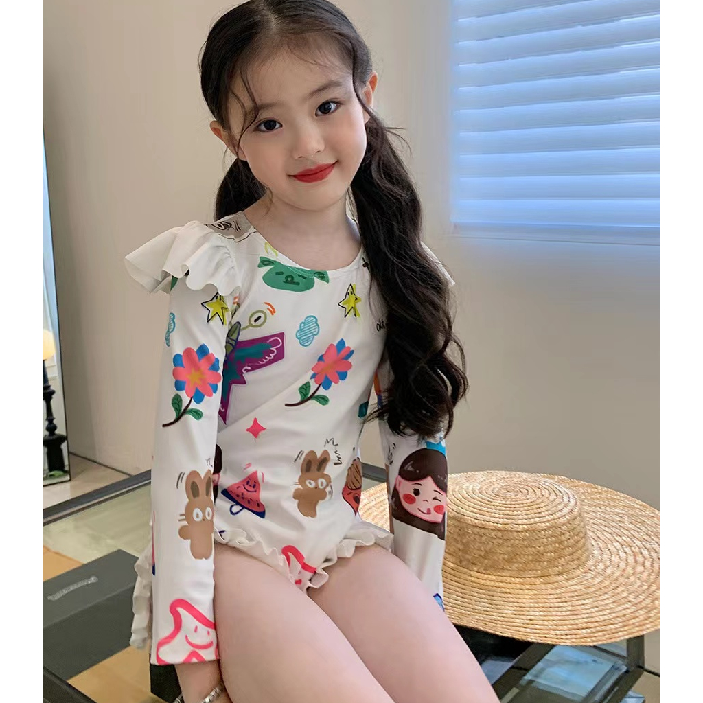 nana*A3124149*ชุดว่ายน้ำวันพีชสำหรับเด็กผู้หญิง