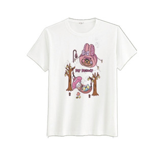 เสื้อยืดพิมพ์ลายmelody sleeping