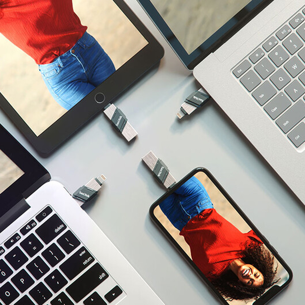 SanDisk iXpand Flash Drive Flip 256G for ios iPhone and iPad (SDIX90N-256G)โอนย้ายข้อมูล ไอโฟน ไอแพด ราคา ถูกที่สุด ดีลบีเคเค แกลเลอรีภาพที่ 5