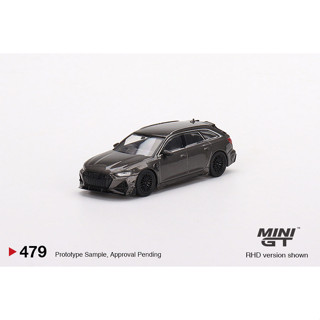 MINI GT No.479 Audi ABT RS6-R Daytona Grey LHD MGT00479-L