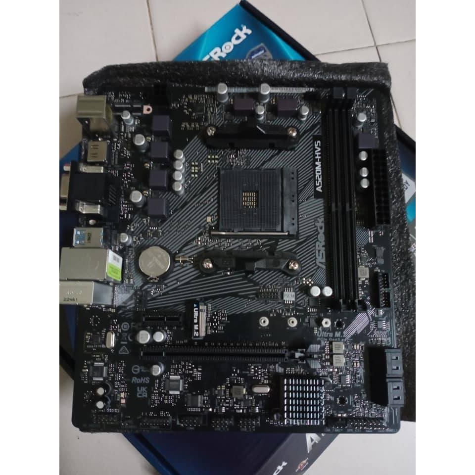 ASRock A520M-HVS AM4 Motherboard