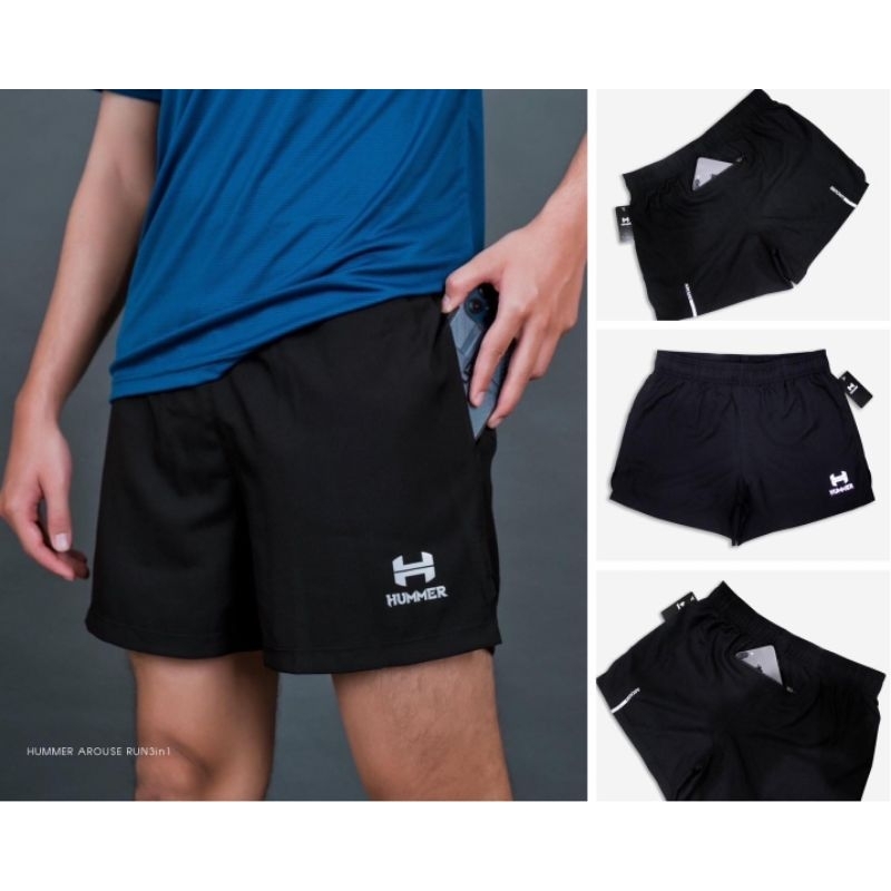 กางเกงวิ่ง “AROUSE RUN” unisex 3in1  (ใส่ได้ทั้งชายและหญิง)