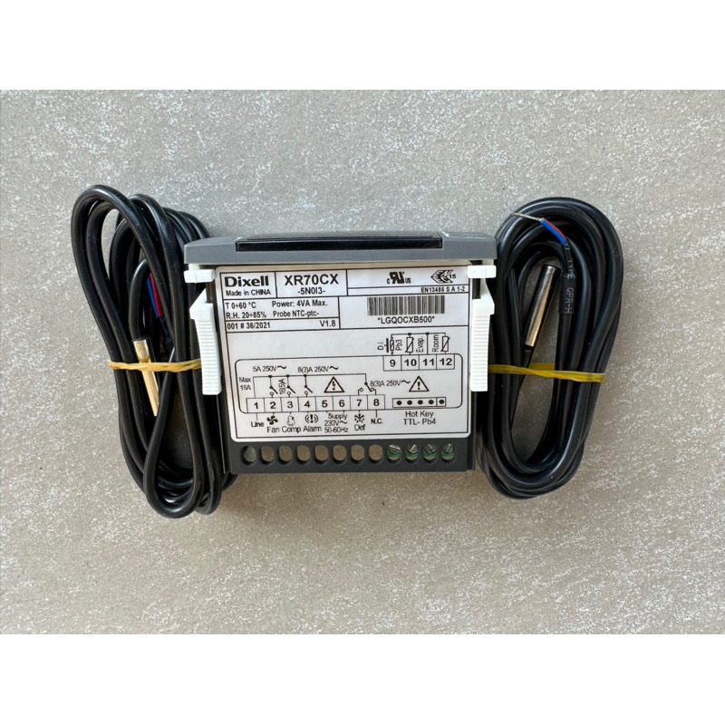 Dixell XR70CX พร้อมสายเซ็นเซอร์ยาว150เซ็นติเมตร2เส้น ,เทอร์โมดิจิตอลตู้แช่ เครื่องควบคุมอุณหภูมิตู้แ