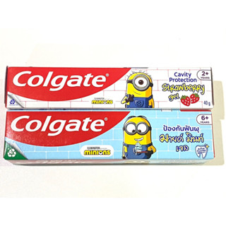 ยาสีฟันเด็ก คอลเกต มินเนี่ยน ยาสีฟันเด็ก Colgate minions ขายส่งเริ่มต้น 21 บาท สูตรสตรอว์เบอร์รี่ และ มายด์มิ้นท์เจล