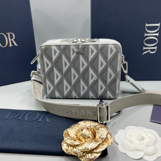 🔥ผ่อนได้🔥Dior Pouch With Shoulder Strap Size 17 cm งาน Original อุปกรณ์ : Full Box Set