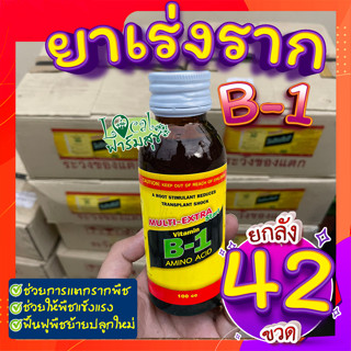 ยกลง 42 ขวด 🔥  B1 น้ำยาเร่งราก บีวัน ยาเร่งรากB-1  สารเร่งราก Multi extra start 100 cc