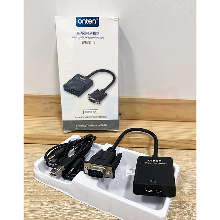 ONTEN OTN-7557A Adapter HDMI to VGA with audio