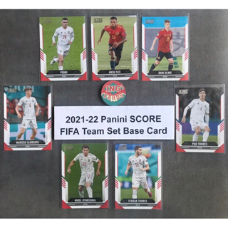 Spain การ์ดสะสมฟุตบอล 2021 -22 Panini FIFA Score Team Set Base Card