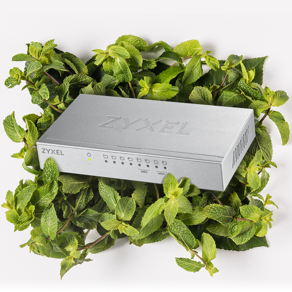 ZYXEL GS-108Bv5 สวิตซ์ 8 พอร์ต GbE Unmanaged Switch