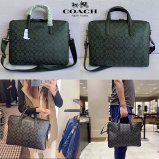Coach PENN BRIEF IN SIGNATURE CANVAS (COACH C2837)
