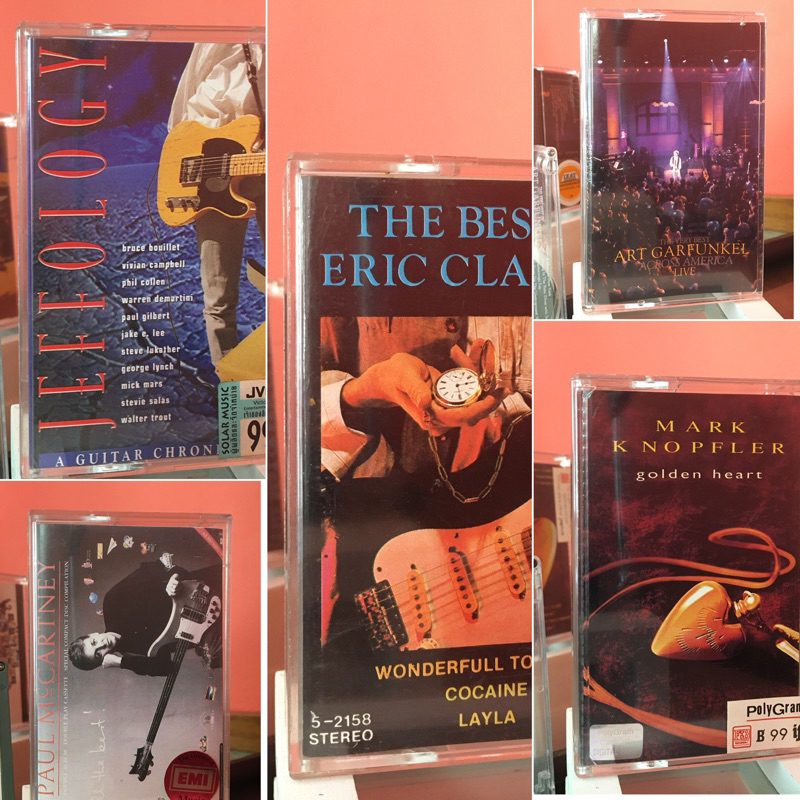 เทปคาสเซ็ท Jeffology/ Paul McCartney/ Eric Clapton/ Art Garfunkel/ Mark Knopfler