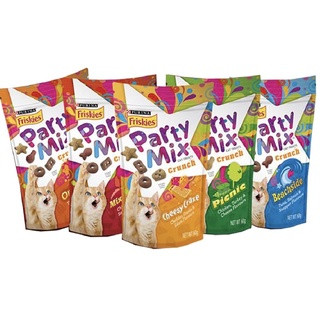 ขนมแมว Friskies Party Mix ฟริสกี้ส์ ปาร์ตี้มิกซ์ 5 รสชาติแสนอร่อย ขนาด 60g.