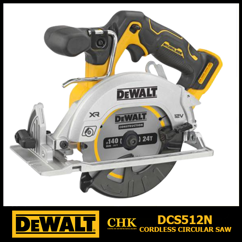 DEWALT เลื่อยวงเดือนไร้สาย 12V Max ไร้แปรงถ่าน 140มม. (5-1/2 นิ้ว) เฉพาะตัวเครื่อง รุ่น DCS512N-XJ D