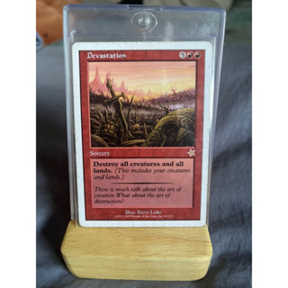 การ์ด MTG Devastation Red EDH Commander Magic the gathering รุ่น Starter สภาพ Vg