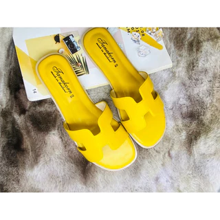 รองเท้าแตะ H"สีเยอะที่สุด" H Sandal แตะสวม H สุดClassic หนังนิ่ม