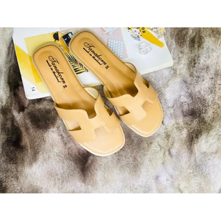 รองเท้าแตะ H"สีเยอะที่สุด" H Sandal แตะสวม H สุดClassic หนังนิ่ม