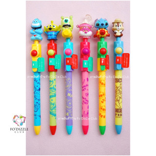 (พร้อมส่งของแท้!) ♥︎ New!! Disney Store JP 360 Turnable Character Auction Pen ปากกาลูกลื่นดีไซน์มาสคอตเคลื่อนไหวแบบต่างๆ