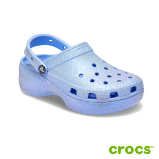 Crocs รองเท้าแตะ รองเท้าเสริมส้น สำหรับผู้หญิง W CS Platform GlitterClog 207241-5Q6 (2790)