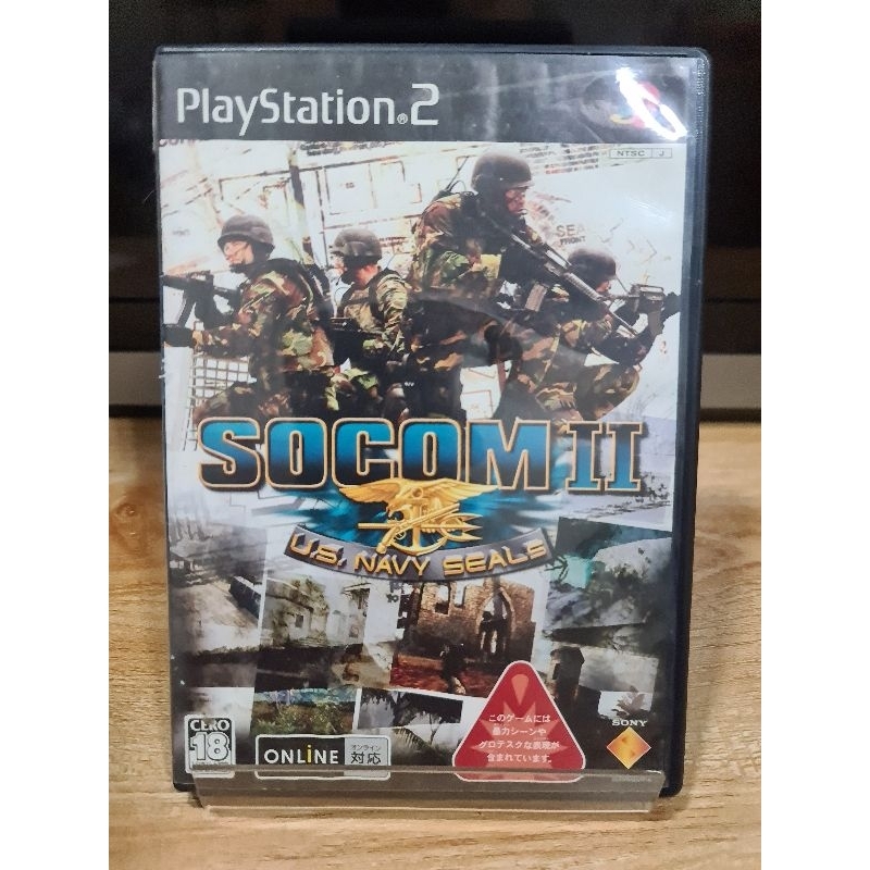 แผ่นเกม Socom 2 ของเครื่อง PlayStation 2(ps2)