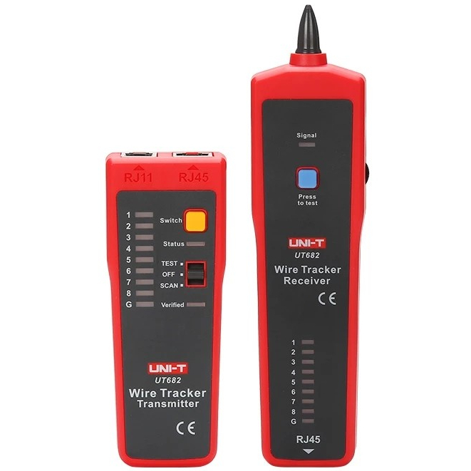 UNI-T UT682 Wire cable tracer and tester เครื่องทดสอบสาย และค้นหาสายLAN สายโทรศัพท์ RJ11 RJ45
