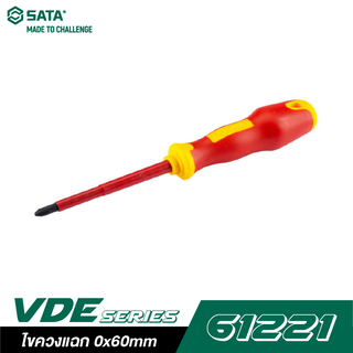 SATA 61221 0x60mm VDE ไขควงแฉก