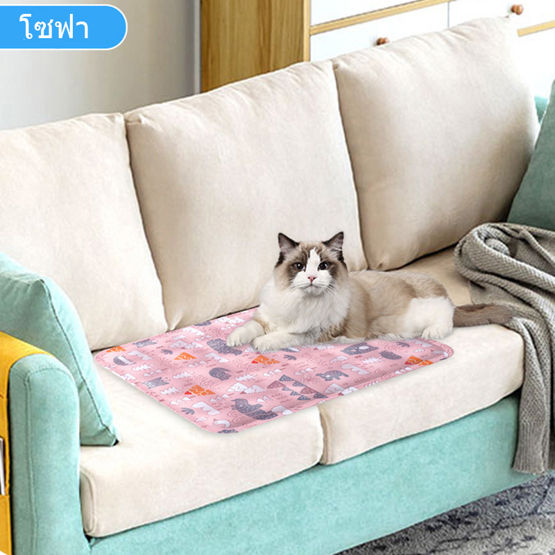 🐶❄พร้อมส่ง แผ่นเจลเย็นแมว ที่นอนเจลเย็นสุนัข แผ่นเจลเย็นสุนัข ที่นอนเย็นสุนัข Pet Cool mat 90*60CM แผ่นน้ำแข็งเจล - รูปที่ 5